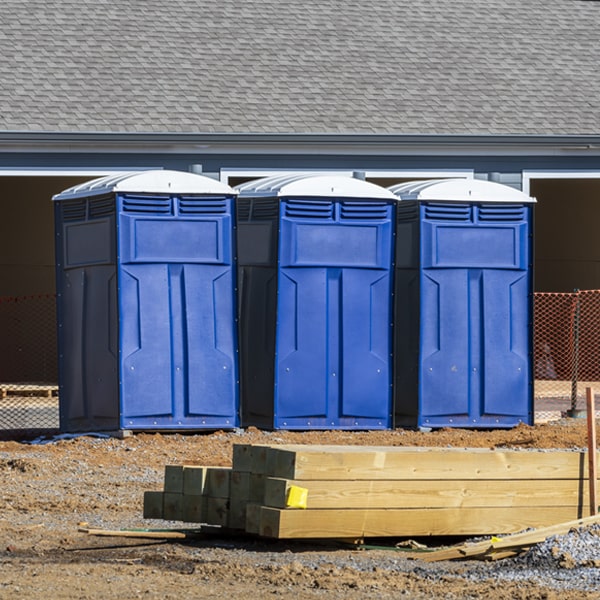 how often are the portable toilets cleaned and serviced during a rental period in Antioch